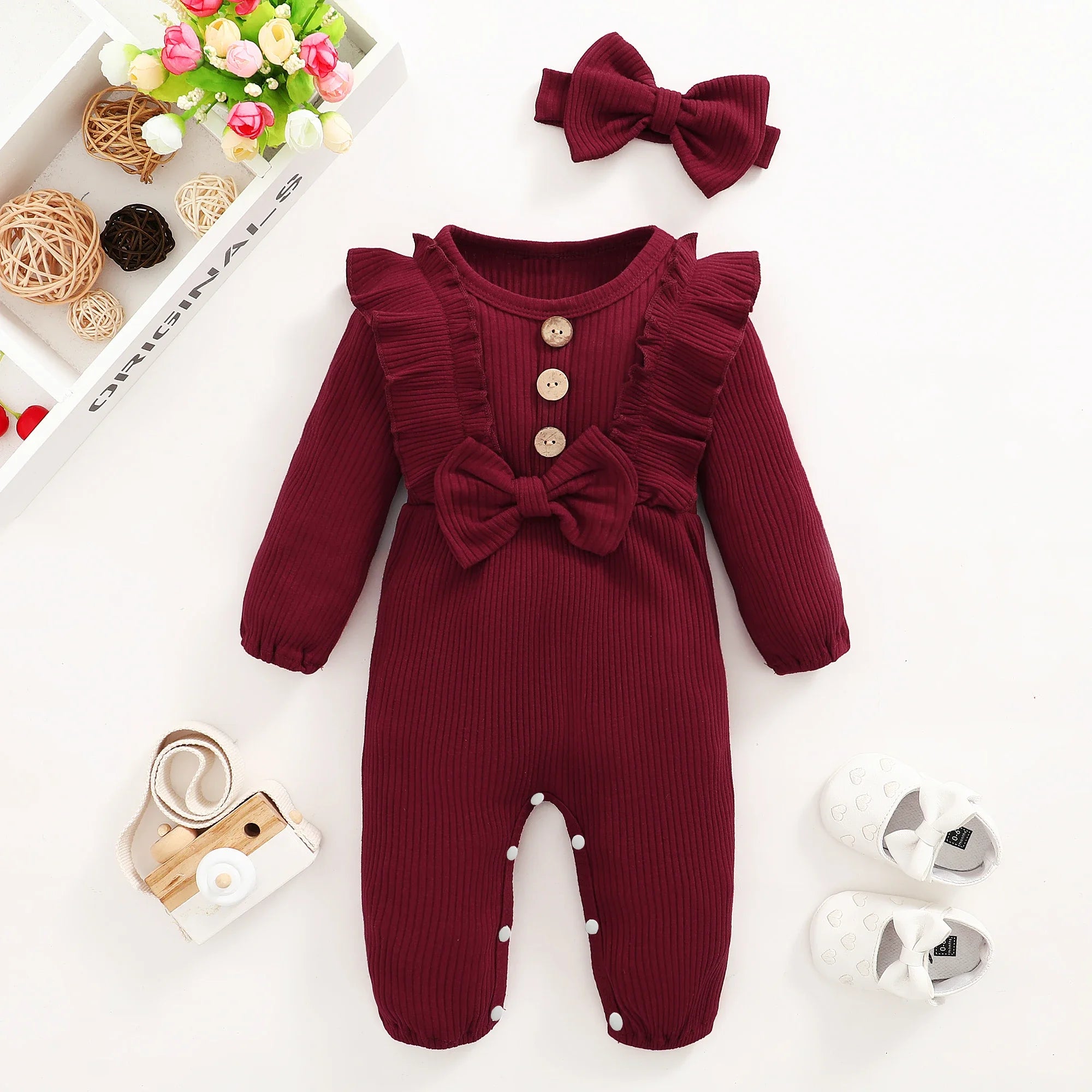 Newborn Baby Girl Romper - NovaNest