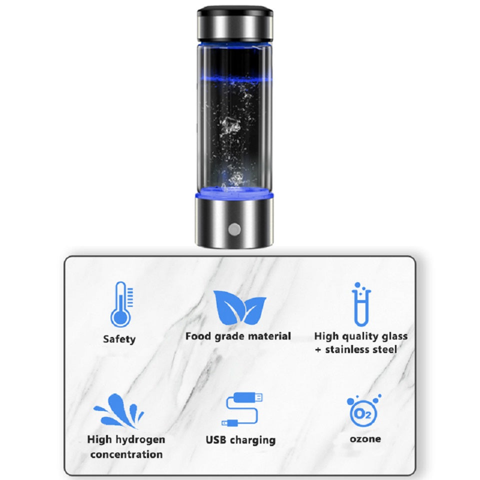 Hydrogen Generator Cup Water Filter 430ml Alkaline Maker - NovaNest